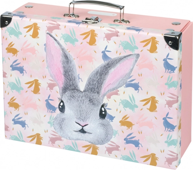Πτυσσόμενο σχολικό βαλιτσάκι Bunny με μεταλλικές ενισχύσεις