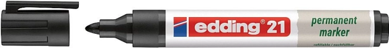 Μόνιμος μαρκαδόρος EDDING 21 μαύρος