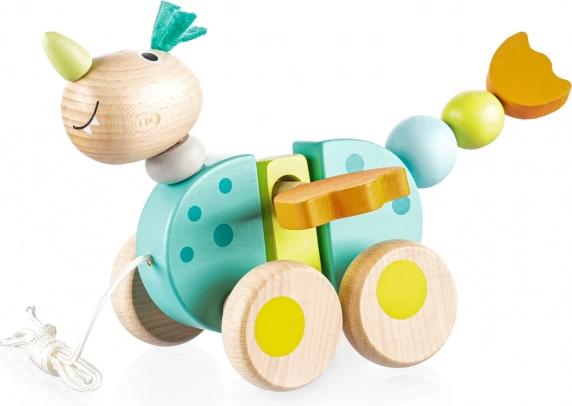 Ξύλινο συρόμενο παιχνίδι δρακουλάκι