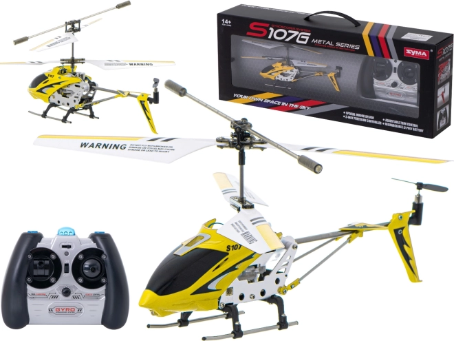 RC ελικόπτερο Syma S107G – Κίτρινο