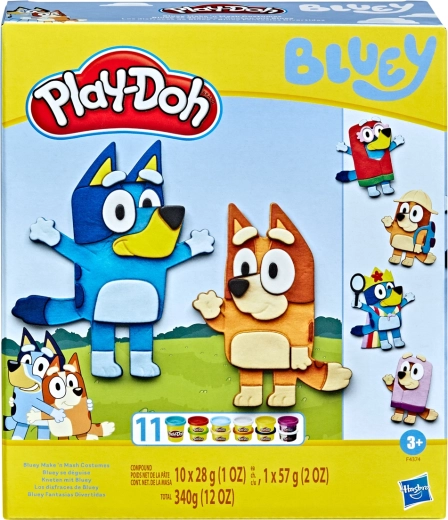 Hasbro Play-Doh δημιουργικό σετ Bluey – κοστούμια