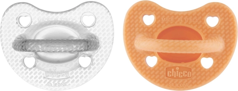 Πιπίλα Chicco Physio Luxe πράσινο-γκρι 6–16 μ., 2 τμχ