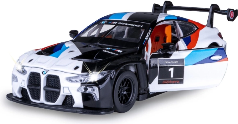 Μεταλλικό μοντέλο BMW M4 GT3 1:24 λευκό