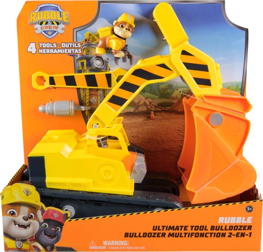 PAW Patrol Rubble και η ομάδα του, μπουλντόζα με εργαλεία και φιγούρα