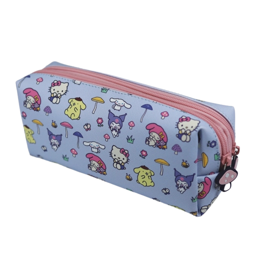 Hello Kitty και φίλοι διπλή σχολική κασετίνα mushroom