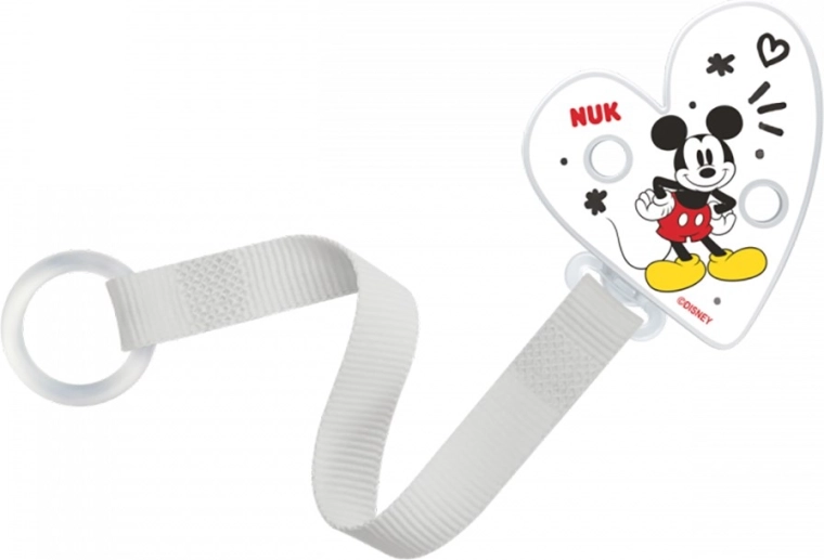 Κλιπ/αλυσίδα πιπίλας NUK Disney Mickey