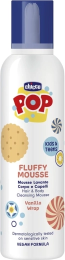 Αφρώδες gel για σώμα και μαλλιά Chicco Pop Vanilla 200 ml