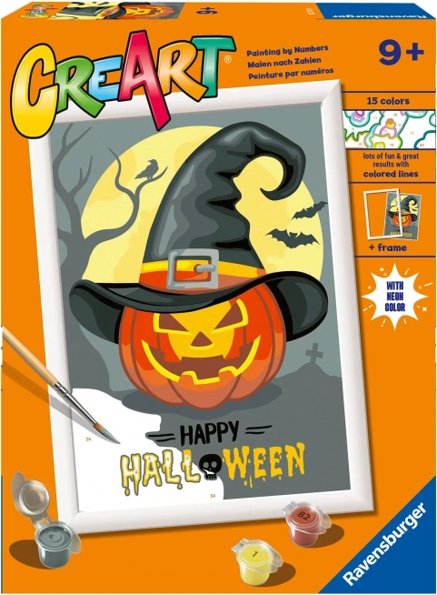 CreArt Happy Halloween ζωγραφική με αριθμούς