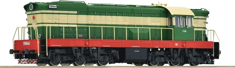 Πετρελαιοκίνητη μηχανή Roco T 669.0107 ČSD Čmelák