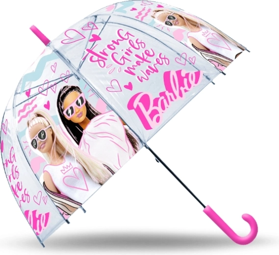 Αυτόματη διάφανη ομπρέλα BARBIE για παιδιά