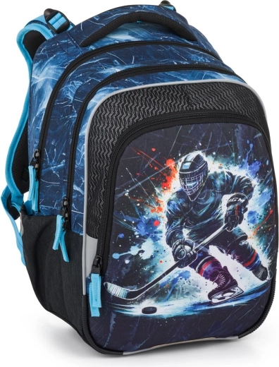 Σχολική τσάντα πλάτης Bagmaster BETA 26 D Χόκεϊ