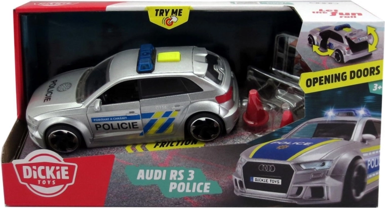Dickie Audi RS3 τσεχική αστυνομία με φώτα και ήχο