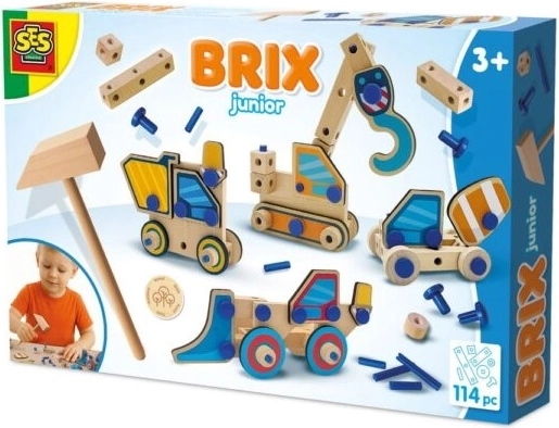 SES BRIX Junior κατασκευαστικό σετ οχήματα εργοταξίου
