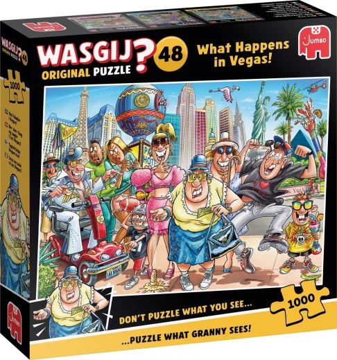 Jumbo Wasgij Original 48: Τι θα συμβεί στο Βέγκας! παζλ 1000 κομματιών