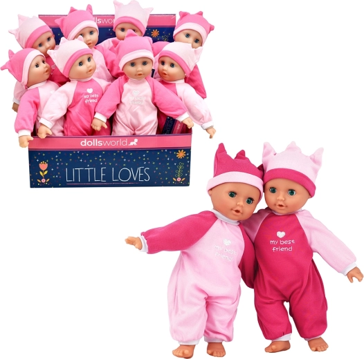 Dolls World κούκλα αγκαλιάς Eliška ή Terezka 30 cm - 1 τεμάχιο