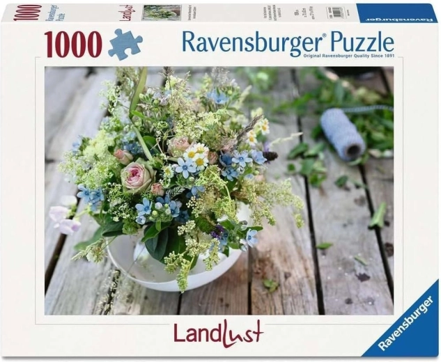 Παζλ Ravensburger LandLust: καλοκαιρινή ανθοδέσμη 1000 κομμάτια
