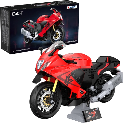 CaDA Suzuki Hayabusa κιτ κατασκευής μοτοσικλέτας 1:12 (299 κομμάτια)