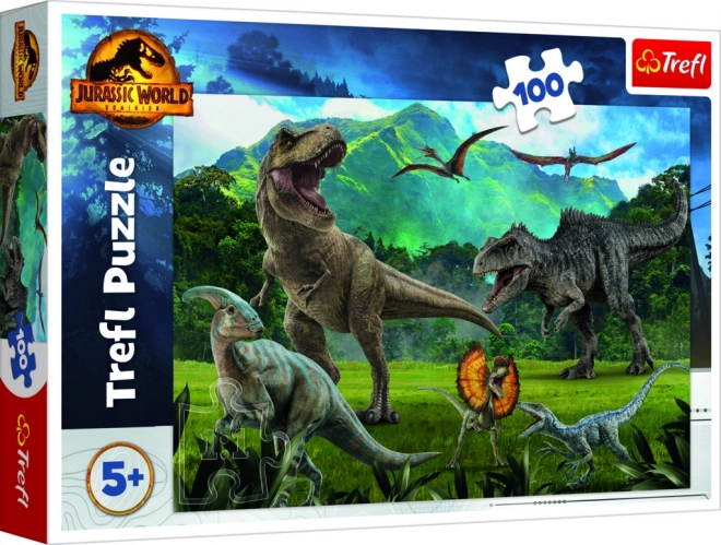 Παζλ Trefl 100 κομματιών Jurassic World – περιπέτεια δεινοσαύρων