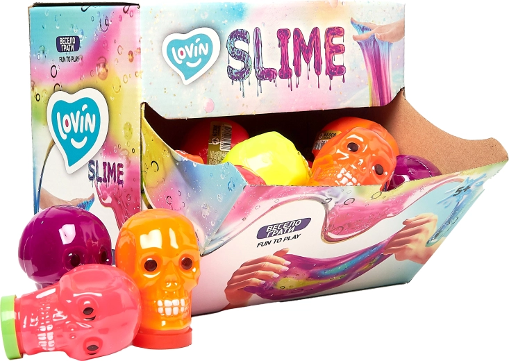 Lovin αντιστρες slime σε σχήμα κρανίου 100 ml - 1 τεμάχιο