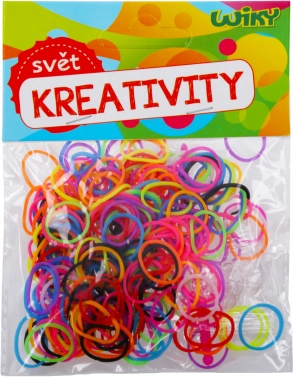 Μαγικά λαστιχάκια πλεξίματος σε διάφορα χρώματα, 200 τεμ.