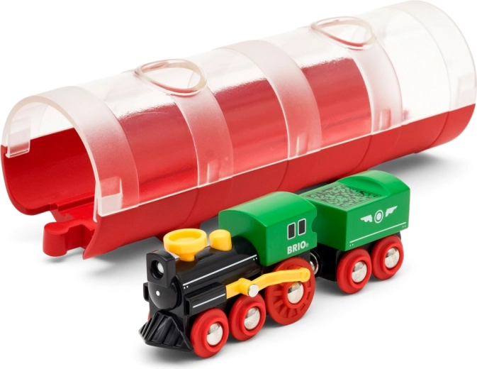 BRIO World τούνελ και ατμοκίνητο τρένο