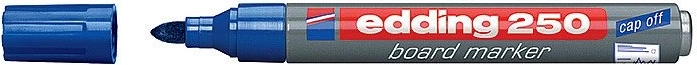 Μαρκαδόρος για λευκό πίνακα μπλε Edding 250