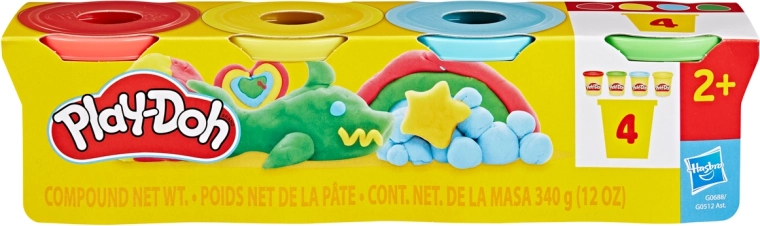 Play-Doh σετ πλαστελίνης 4×85 g