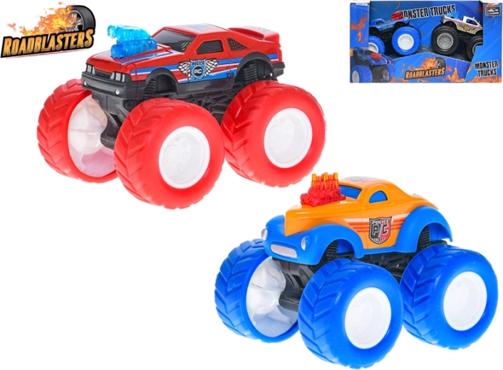 Σετ monster trucks Roadblasters με μηχανισμό pull-back 8 cm