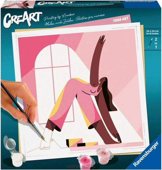 CreArt ζωγραφική με αριθμούς Yoga