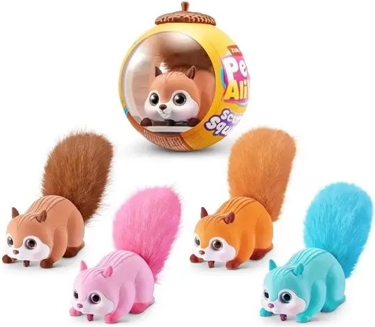 ZURU Pets Alive διαδραστικός σκίουρος σε εκπληκτική μπάλα - 1 τεμάχιο