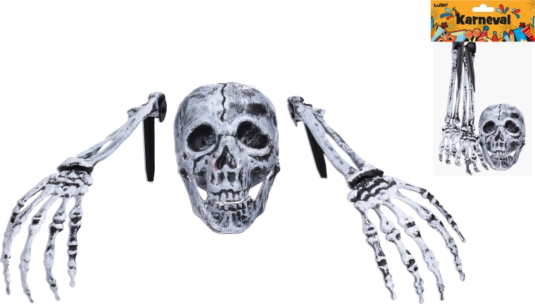 Διακόσμηση για Halloween – σκελετός (χέρια και κεφάλι)