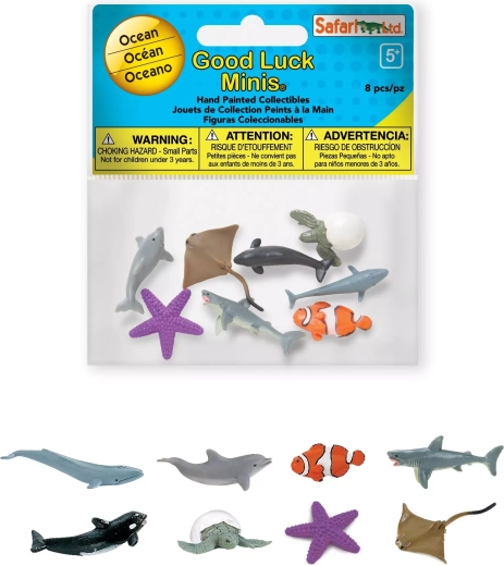 Safari Ltd. Ωκεανός good luck minis funpack (8 φιγούρες)