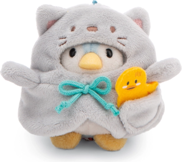 Nici MyMochi πιγκουίνος Waddle 8 cm με στολή γατούλας και παπάκι – σετ δώρου