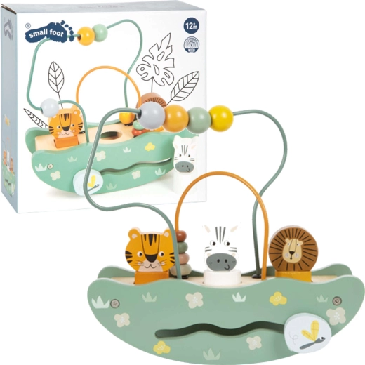 small foot Κινητικός λαβύρινθος με τραμπάλα Safari