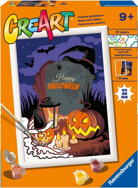CreArt ατμόσφαιρα Halloween – ζωγραφική με αριθμούς