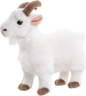 Λούτρινο κατσίκι (λευκό) eco-friendly 23 cm
