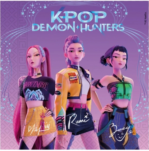 Χάρτινες χαρτοπετσέτες Demon hunters – K-POP, 33 × 33 cm (20 τεμ.)