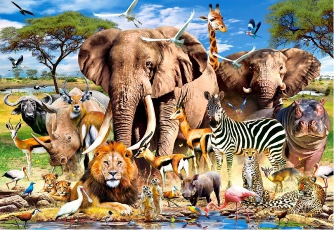 Παζλ 260 κομματιών Savanna Animals