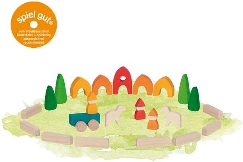 My little village – ξύλινο κατασκευαστικό σετ goki Evolution