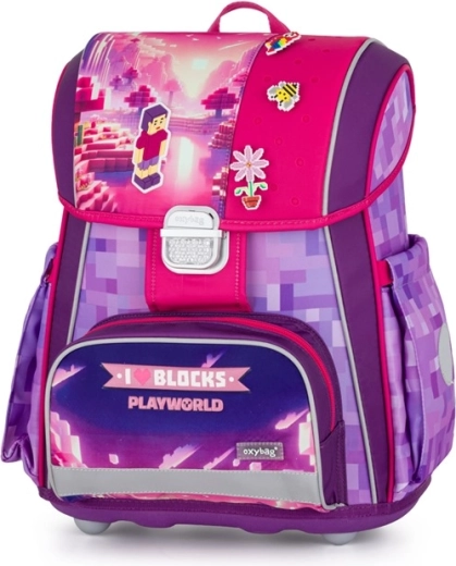 Σχολική τσάντα τύπου σάτσελ Premium Playworld Girl