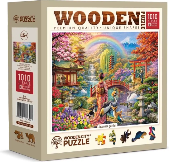 Ξύλινο παζλ Wooden City Ιαπωνικός κήπος, 1010 κομμάτια