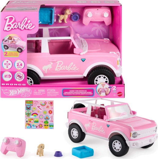 Barbie Hot Wheels τηλεχειριζόμενο ροζ Ford Bronco RC