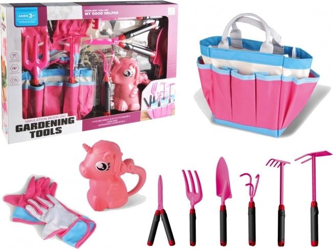 Σετ κήπου με εργαλεία και μονόκερο