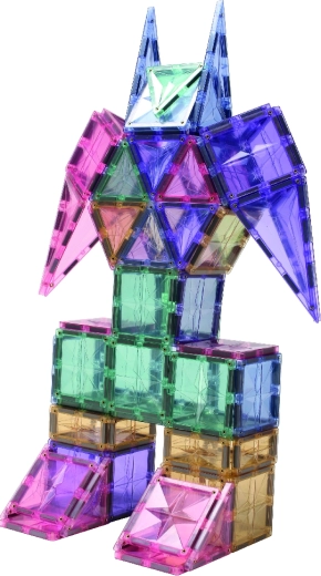 Cleverclixx μαγνητικό σετ κατασκευών creative pack pastel (125 τεμ.)