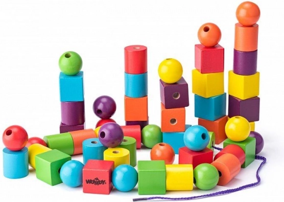 Μεγάλες χάντρες περάσματος για παιδιά