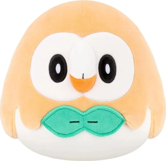 Squishmallows Pokémon Rowlet λούτρινο μαξιλάρι 25 cm