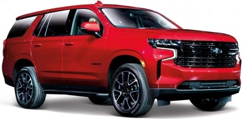 Μοντέλο Chevrolet Tahoe 2021 1:26 κόκκινο