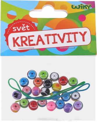 Πολύχρωμες χάντρες με κορδόνι