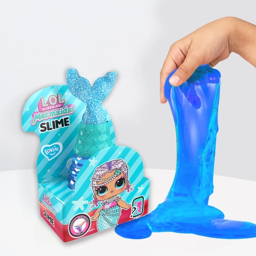 L.O.L. Surprise! γκλίτερ γαλάζια γοργόνα slime 250 ml