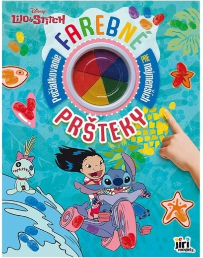 Disney Lilo & Stitch πολύχρωμες σφραγίδες/αποτυπώματα με δάχτυλα